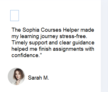 do my sophia courses